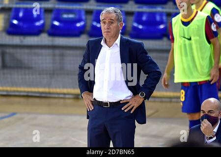 Barcelona, Spanien. Oktober 2020. Andreu plaza des FC Barcelona während des LNFS-Spiels zwischen FC Barcelona und Inter FS im Palau Blaugrana am 21. Oktober 2020 in Barcelona, Spanien. Bild: Dax Images/Alamy Live News Stockfoto