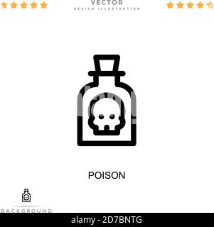 Symbol „Gift“. Einfaches Element aus der digitalen Störungs-Sammlung. Liniengift-Symbol für Vorlagen, Infografiken und mehr Stock Vektor