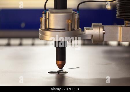 cnc-Plasma-Schneidemaschine Stockfoto