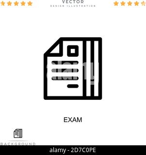 Untersuchungssymbol. Einfaches Element aus der digitalen Störungs-Sammlung. Symbol für Zeilenuntersuchung für Vorlagen, Infografiken und mehr Stock Vektor