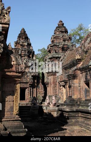 Banteay Kdei, Teil des Angkor Komplexes in der Nähe von Siem Reap, Kambodscha Dezember 2011 Stockfoto