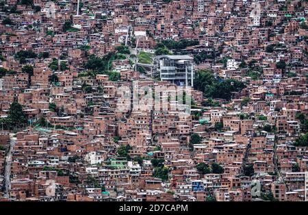 Comuna 13 Stockfoto