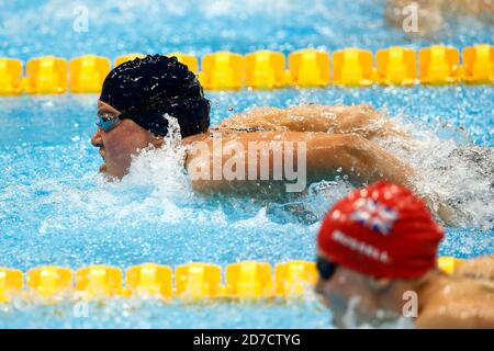 London, Großbritannien. September 2012. Joanna mendak (POL) Schwimmen : Frauen 100m Schmetterling S12 Finale während der Paralympischen Spiele in London 2012 im Olympic Park - Aquatics Centre in London, Großbritannien . Quelle: AFLO SPORT/Alamy Live News Stockfoto