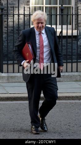 Sep 01, 2020 - London, England, UK - Kabinettssitzung wird fortgesetzt und im Auswärtigen Amt abgehalten Fotoausstellungen: Premierminister Boris Johnson Stockfoto