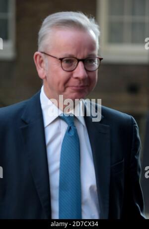 Sep 01, 2020 - London, England, UK - Kabinettssitzung wird fortgesetzt und findet im Auswärtigen Amt statt Fotoausstellungen: Michael Gove kommt an Stockfoto