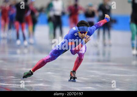 Nagano, Japan. Kredit: MATSUO. Oktober 2020. Takuro Oda Speed Skating : die 27. All Japan Speed Skating Single Distance Championships official practice at M-Wave in Nagano, Japan. Kredit: MATSUO .K/AFLO SPORT/Alamy Live Nachrichten Stockfoto
