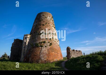 St. Benet's Abbey reamins; Norfolk; Großbritannien Stockfoto