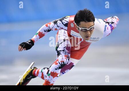 Nagano, Japan. Kredit: MATSUO. Oktober 2020. Joji Kato Speed Skating : die 27. All Japan Speed Skating Single Distance Championships official practice at M-Wave in Nagano, Japan. Kredit: MATSUO .K/AFLO SPORT/Alamy Live Nachrichten Stockfoto