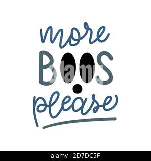 Weitere Buos bitte Geistervektor zitieren Stock Vektor