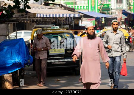 Mumbai, Indien - 24. März 2019: Blick auf Mahim darga in Mumbai. Stockfoto