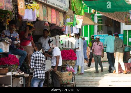 Mumbai, Indien - 24. März 2019: Blick auf Mahim darga in Mumbai. Stockfoto