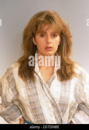 Karin Thaler, deutsche Schauspielerin, Deutschland 1988. Stockfoto