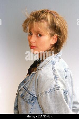Karin Thaler, deutsche Schauspielerin, Deutschland 1988. Stockfoto