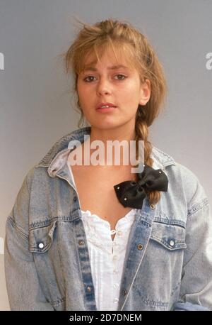 Karin Thaler, deutsche Schauspielerin, Deutschland 1988. Stockfoto