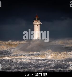 Sturm über den Wirral Stockfoto