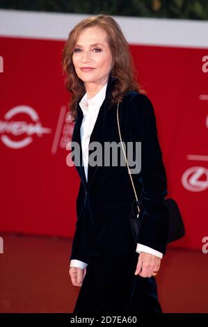 Rom, Italien. Oktober 2020. Isabelle Huppert bei der Premiere des Films 'die Rede/Le discuss' beim 15. Internationalen Filmfestival Rom/Festa del Cinema di Roma 2020 im Auditorium Parco della Musica. Rom, 19. Oktober 2020 Quelle: dpa/Alamy Live News Stockfoto