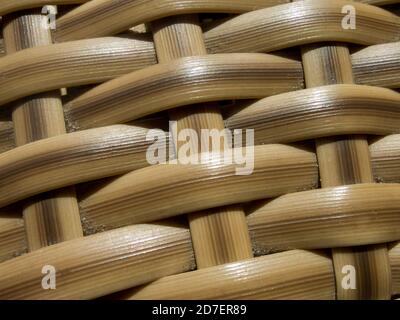 Geschlossen bis Holz- wicker Textur Hintergrund Stockfoto