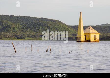 Frühstücksinsel im Rambha & Landschaft Stockfoto