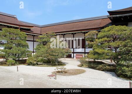 kaiserpalast in kyoto in japan Stockfoto