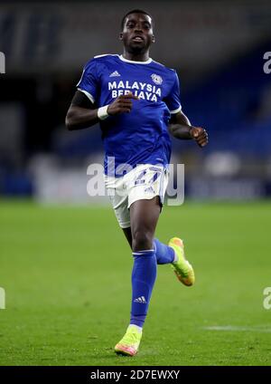 Sheyi Ojo von Cardiff City während des Sky Bet Championship-Spiels im Cardiff City Stadium. Stockfoto