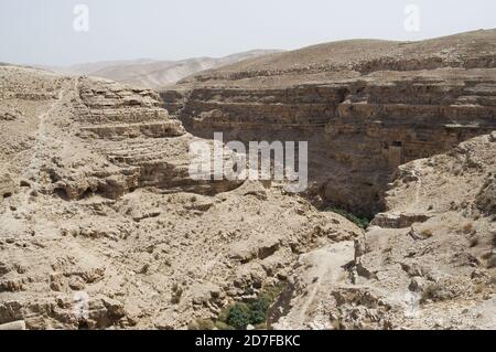 دير مار سابا Mar Saba, מנזר מר סבא, Israel, Izrael, ישראל; die heilige Lavra des heiligen Sabbas; Wielka Ławra św. Saby; Sabas-Kloster; 玛尔萨巴 Stockfoto