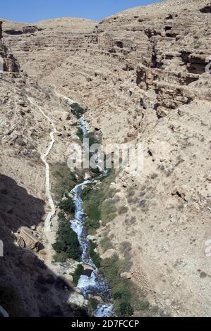 دير مار سابا Mar Saba, מנזר מר סבא, Israel, Izrael, ישראל; die heilige Lavra des heiligen Sabbas; Wielka Ławra św. Saby; Sabas-Kloster; 玛尔萨巴 Stockfoto