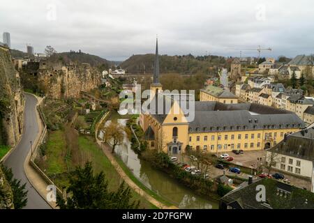 Abbey de Neumunster in Luxemburg-Stadt Stockfoto