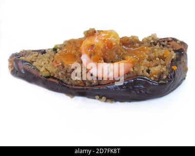 Hausgemachte typisch spanische Küche mit mediterraner Küche Stockfoto