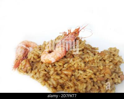 Hausgemachte typisch spanische Küche mit mediterraner Küche Stockfoto
