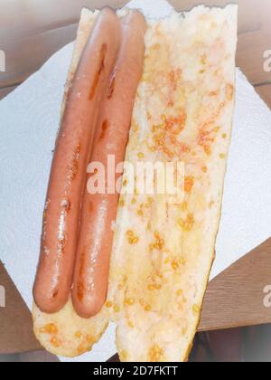 Hausgemachte typisch spanische Küche mit mediterraner Küche Stockfoto