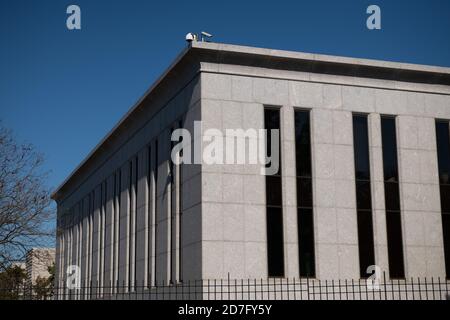 Washington, USA. Oktober 2020. Eine allgemeine Ansicht der Botschaft von Ägypten in den Vereinigten Staaten, in Washington, DC, am 22. Oktober 2020 inmitten der Coronavirus-Pandemie. (Graeme Sloan/Sipa USA) Quelle: SIPA USA/Alamy Live News Stockfoto