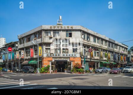 20. Oktober 2020: Taichung City Second Market in taichung, taiwan wurde 1917 erbaut und 1936 wieder aufgebaut. Es war ein wichtiger Markt, wo täglich commod Stockfoto