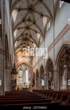 Bad Urach, Stiftskirche St. Amandus, Sankt Amandus, Blick nach Osten Stockfoto