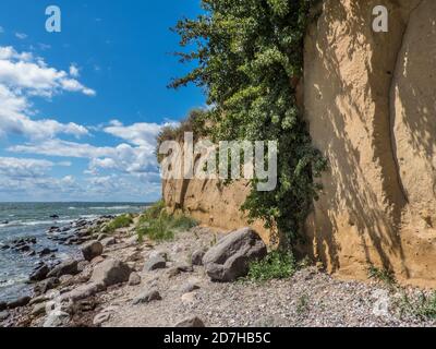 Klippen auf der Kleinzicker Insel, Deutschland, Mecklenburg-Vorpommern, Rügen Stockfoto