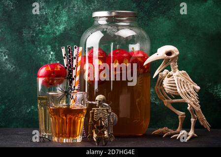 Halloween trinken Herbst Apfelwein Stockfoto