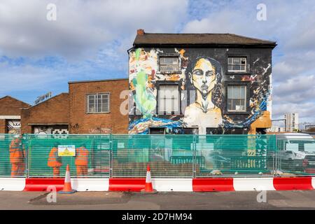 HS2-Standort in Birmingham, Oktober 2020 Stockfoto