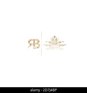 Royal Marke und Luxus Marke Logo Illustration Design. Stock Vektor