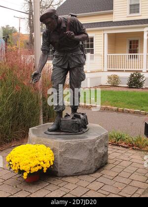 Chester, New Jersey Sehenswürdigkeiten entlang der Main Street. Chester ist eine malerische Morris County Gemeinde mit einer blühenden Handwerk und Kunst Gemeinschaft. Stockfoto