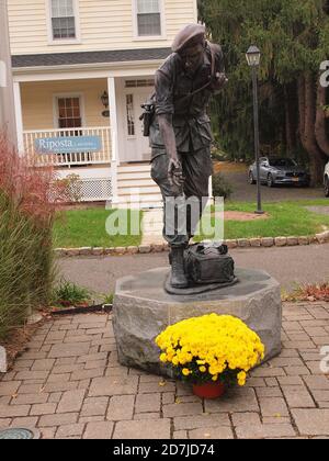 Chester, New Jersey Sehenswürdigkeiten entlang der Main Street. Chester ist eine malerische Morris County Gemeinde mit einer blühenden Handwerk und Kunst Gemeinschaft. Stockfoto