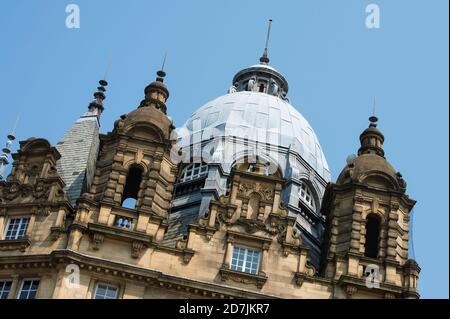 Dachkuppel von Leeds Kirkgate Market, Leeds, West Yorkshire, England. Stockfoto