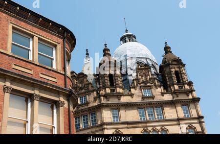 Dachkuppel von Leeds Kirkgate Market, Leeds, West Yorkshire, England. Stockfoto