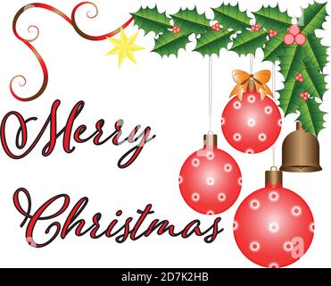 Fröhliche Weihnachten Vektor Stock Vektor