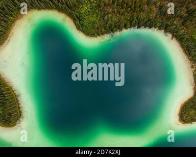 Luftaufnahme der kanadischen Naturlandschaft Stockfoto