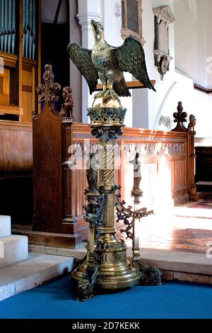 St Mary the Virgin Church, Huntingfield, Suffolk, Großbritannien. Stockfoto