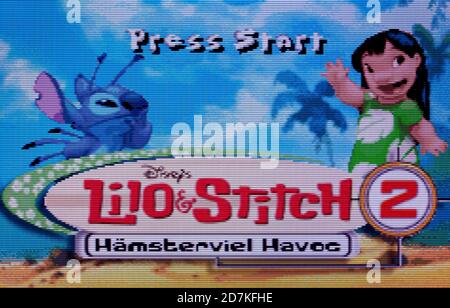 Lilo & Stitch 2 - Nintendo Game Boy Advance Videogame - nur für redaktionelle Zwecke Stockfoto