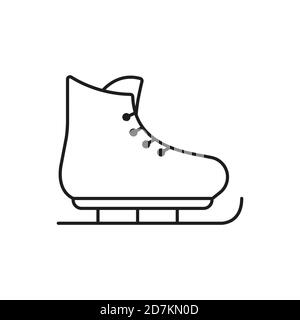 Skates Icon Element der Winterkleidung Icon für mobile Konzept und Web-Apps. Thin Line Skates Icon kann für Web und mobile verwendet werden. Premium-Symbol ein Stock Vektor