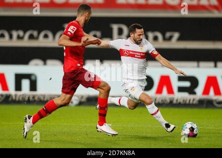 Stuttgart, Deutschland. 23. Okt, 2020. firo: 23.10.2020, Fußball, 1. Bundesliga, Saison 2020/2021, 5. Spieltag, VFB Stuttgart - FC Köln, Gonzalo Castro, VFB Stuttgart, VFB, Stuttgart, ganze Figur, Nutzung weltweit Credit: dpa/Alamy Live News Stockfoto