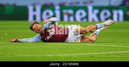 Birmingham , England, 23. Oktober 2020 Jack Grealish Aston Villa von Aston Villa gegen Leeds United Premier League. Kredit : Mark Pain / Alamy Live Nachrichten Stockfoto