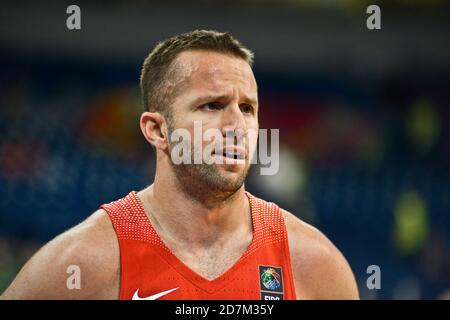 José Juan Barea - Basketball-Team Von Puerto Rico. FIBA OQT Tournament, Belgrad 2016 Stockfoto