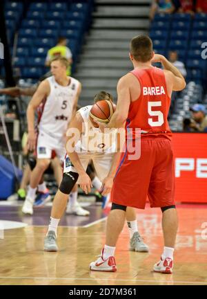 José Juan Barea - Basketball-Team Von Puerto Rico. FIBA OQT Tournament, Belgrad 2016 Stockfoto